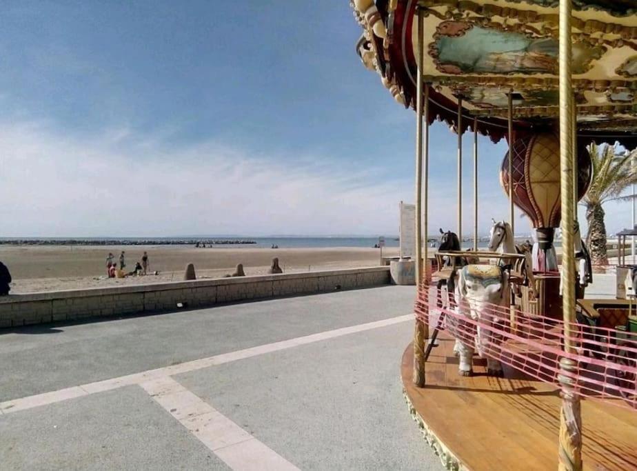 100 M De La Plage - Les Cigales De Mer - Studio Cabine - Parking Le Grau-du-Roi Luaran gambar